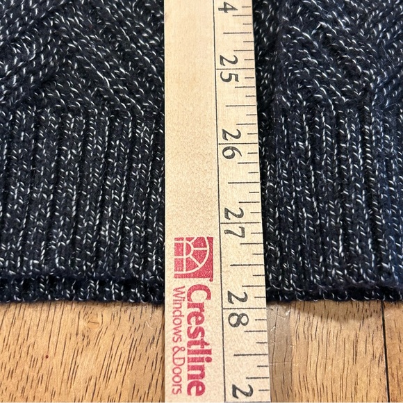 Sonoma NWOT Black White Marled Crewneck Sweater XXL - Picture 9 of 9